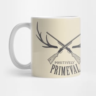 Positively Primeval - full-size for light-colored shirts Mug